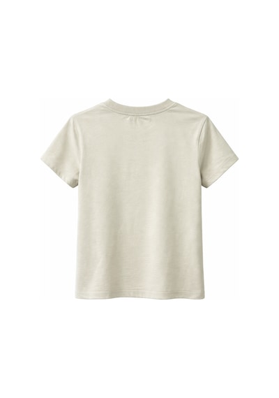 Mixray 2078 Kadın %100 Pamuk Ayıcık Nakışlı Bisiklet Yaka T-shirt Mint