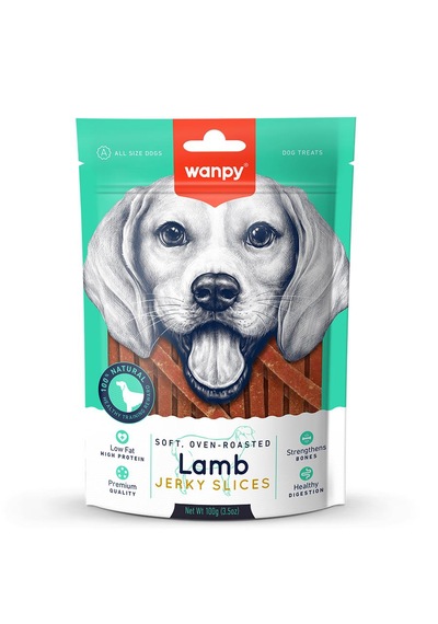Wanpy Yumuşak Kuzu Eti Dilimleri Köpek Ödülü 100 G