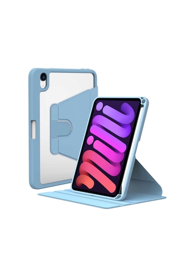 Apple Uyumlu iPad Mini 7 2024 Kılıf Redclick Nayn Dönebilen Standlı Kılıf Kapaklı Kılıf