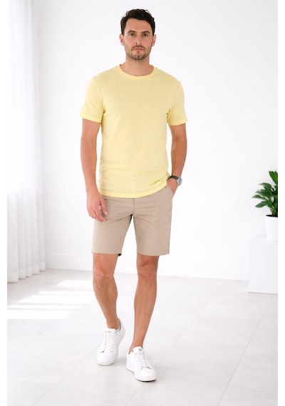 Alexandergardi Alexandergardı Dokulu Erkek T-shirt Sarı