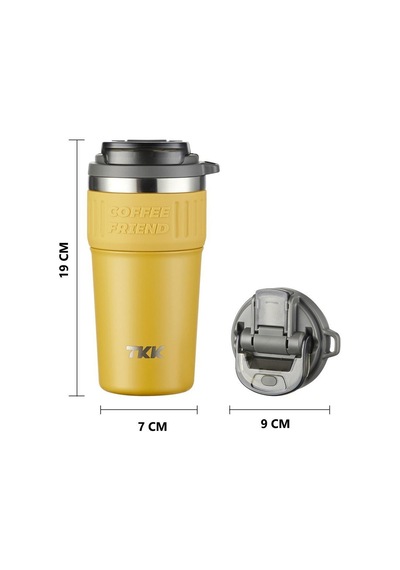 Tkk Çelik Termos Mug 630ml Sarı