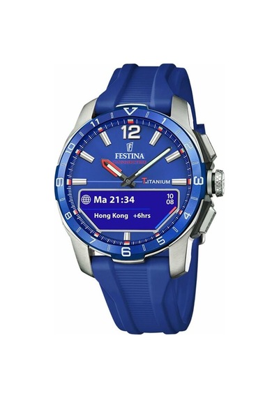 Festına F23000/3 Connected D Blue Erkek Kol Saati Gri - Lacivert