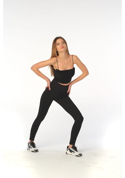 Bonbonetti Chocolate Baby & Kids Bonbonetti Chocolate Baby&Kids Siyah Yüksek Bel Toparlayıcı Çelik Örme Taytsiyahxl Siyah