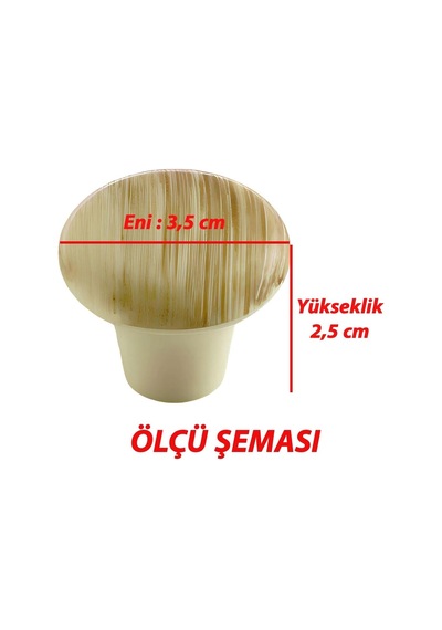 Glaswen Sert Plastik Mantar Düğme Kulp Kayın Dolap Mobilya Mutfak Dolabı Çekmece Kapak Kulpu Kulbu Diğer
