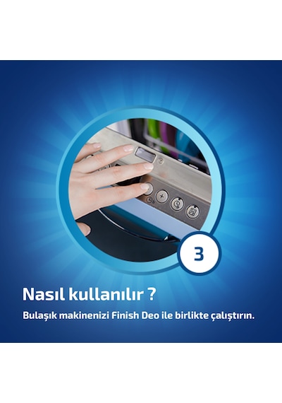 Finish Deo Limonlu Bulaşık Makinesi Kokusu 2 x 60 Yıkama