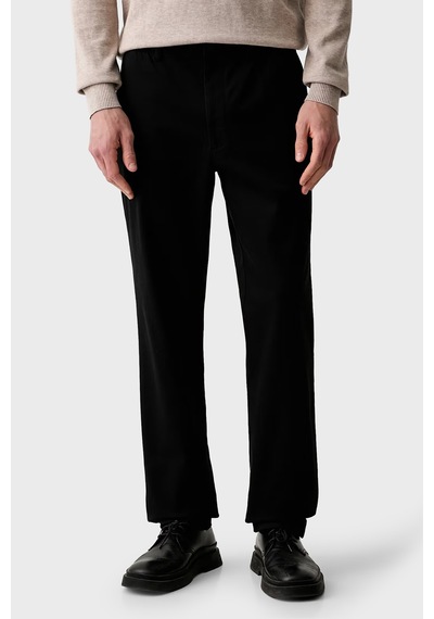 Calvin Klein Pamuk Karışımlı Straight Fit Pantolon Lv04lf600gub1 Erkek Pantolon Lv04lf600g Ub1 Siyah