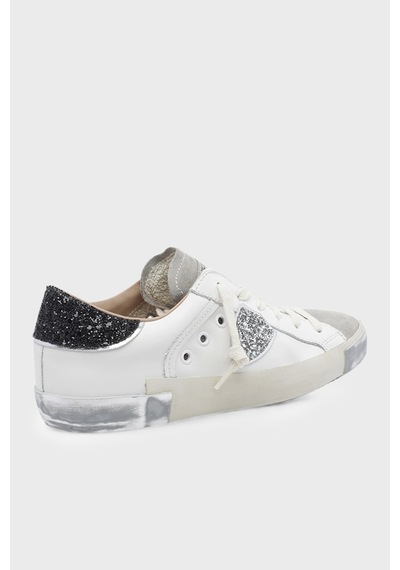 Philippe Model Sim Detaylı Deri Sneaker Ayakkabı Bayan Ayakkabı Prldvg09 Beyaz-gri-siyah Philippe Model Sim Detaylı Deri Sneaker Ayakkabı Bayan Ayakkabı Prldvg09 Beyaz-gri-siyah