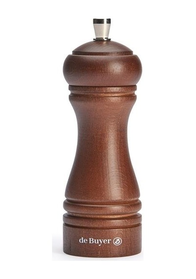 De Buyer Tuz Değirmeni Ahşap 14 Cm-koyu Kahve
