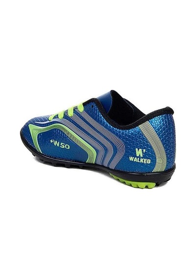 Walked 443-24 Erkek Halı Saha Krampon Mavi Sarı 40-44 Mavi 
