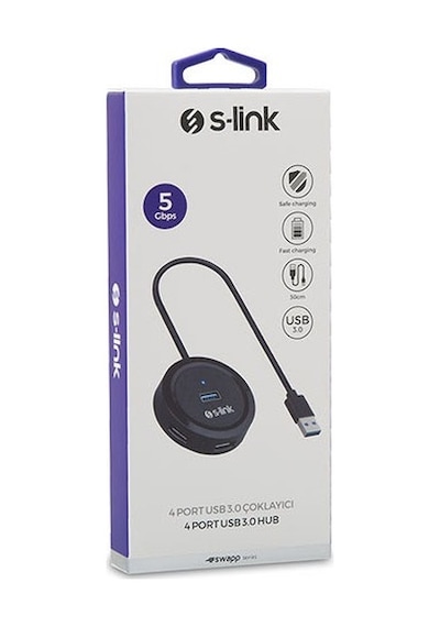 S-Link Sw-U300 4 Port Usb3.0 Çoklaycı