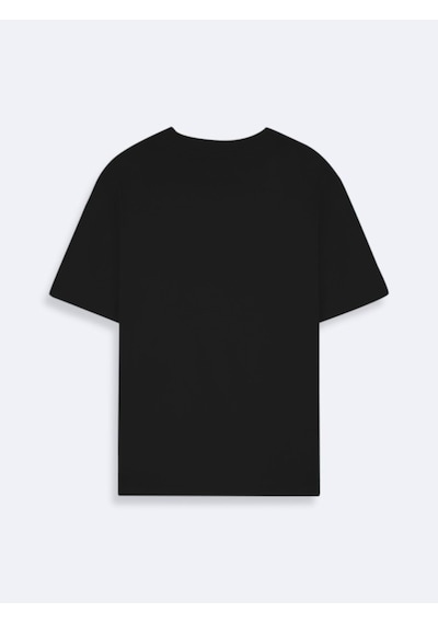 LTB Hologram Logo Baskılı Siyah T-shırt