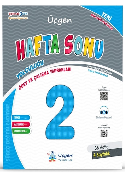 Üçgen 2026 2. Sınıf Hafta Sonu Ödev Ve Çalışma Yaprakları 36 Hafta Güncel Müfredat