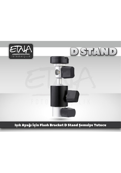 Tewise Işık Ayağı Uyumlu Flaş Braket D Stand Şemsiye Tutucu