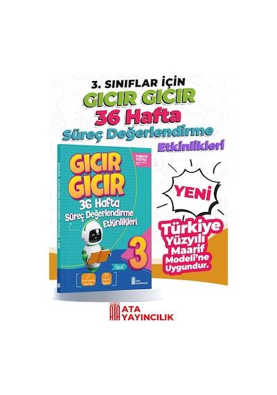 3. Sınıf Gıcır Gıcır 36 Hafta Süreç Değerlendirme Etkinlikleri