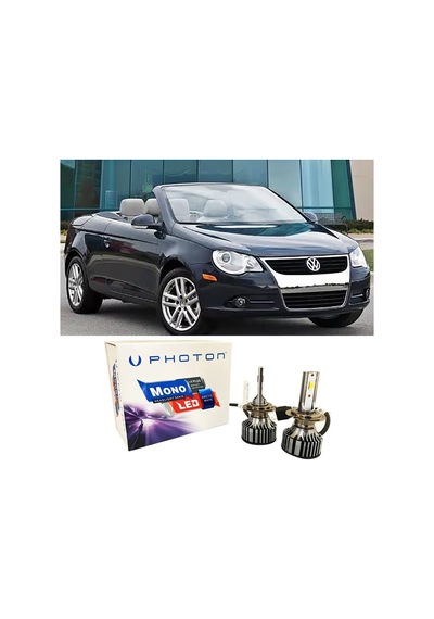Vw Eos 1 Kısa Far Ampulü H7 Mono Yeni Seri Beyaz 2006-2010
