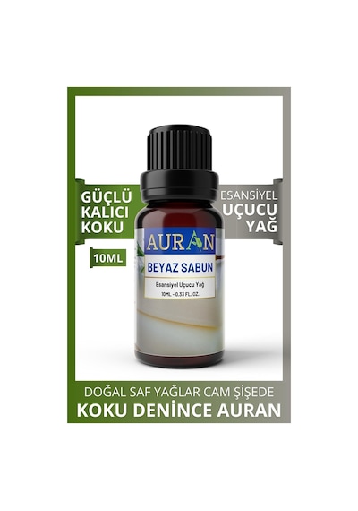 AURAN Beyaz Sabun Esansiyel Uçucu Koku Yağı Buhurdanlık Yağı 10ML AURAN Beyaz Sabun Esansiyel Uçucu Koku Yağı Buhurdanlık Yağı 10ML