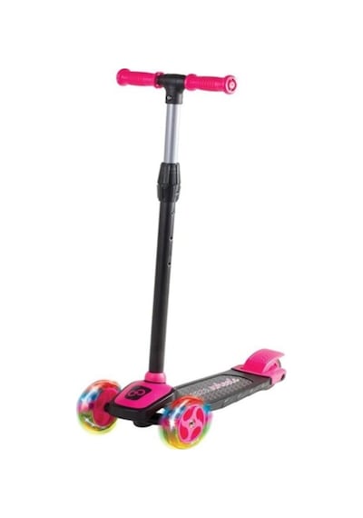 Led Işıklı 3 Tekerlekli Scooter Pembe