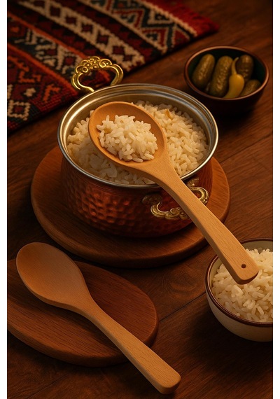 Ahşap Pilav Kaşığı 28 Cm Çr