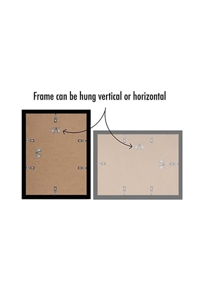 9x12 Resim Çerçevesi Seti 5 İnç Siyah - Mat İle 6x8 Resim Çerçevesi Veya 9x12 Çerçeve Olarak Kullanın - Resim Ç