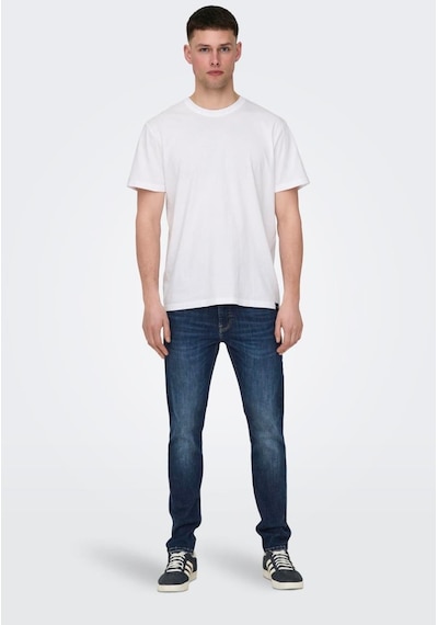 Only & Sons Onswarp Skınny Db 9096 Dcc Dnm Noos 22029096 Mavi 001