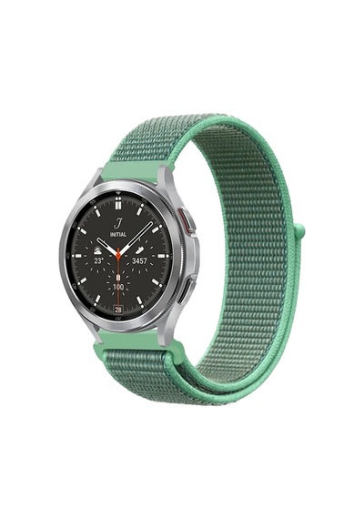 Watch 22mm Hasırlı Cırtcırtlı Kordon - Turkuaz1 Çok Renkli