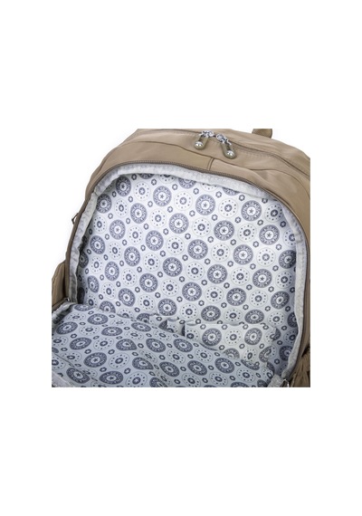 Nas Bag Unisex Büyük Boy Hafif Çok Gözlü Sırt Çantası Haki