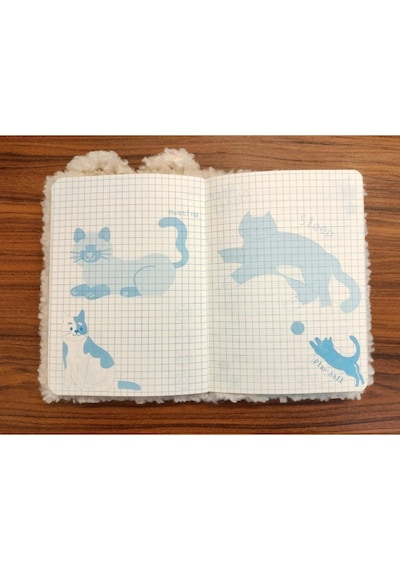 Dolphin Hatıra Defteri Peluş Beyaz-mavi Dlp-pn-919
