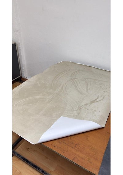 Kendinden Yapışkanlı Alkantara Süet Suni Deri 100 X 150 -koyu Bej Koyu Bej