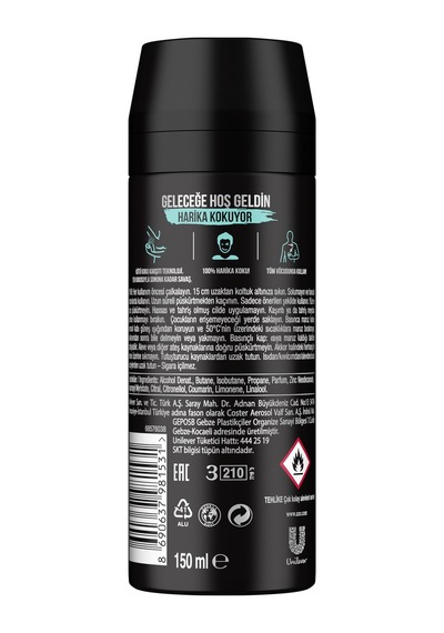 Axe Apollo Sage&Caderwood Erkek Sprey Deodorant 4 x 150 ML