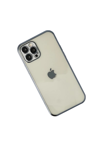 Apple İphone 12 Pro Kılıf Razer Lensli Silikon - Lacivert 0.2M-Çok Renkli
