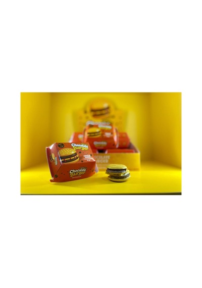 Mini Chocolate Burger Hamburger Şeklinde Çikolatalı Atıştırmalık