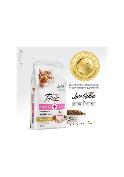 Yavru Tavuklu-hamsili Kedi Maması 12 Kg