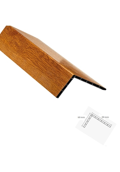 Aksmar Plastik Köşebent Pervaz 60 X 90 Mm