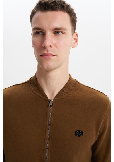 AR-MA Arma Erkek Slim Fit Selanik Kumaş Tam Fermuar Fleto Cepli Kapüşonsuz Kolej Yaka Sweatshirt K30324698302 Kahverengi-k7 AR-MA Arma Erkek Slim Fit Selanik Kumaş Tam Fermuar Fleto Cepli Kapüşonsuz Kolej Yaka Sweatshirt K30324698302 Kahverengi-k7