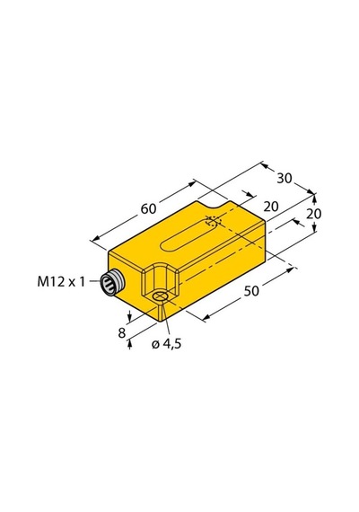 Turck 1534014 B2n60h-q20l60-2lı2-h1151 Eğim Ölçer Inclinometer