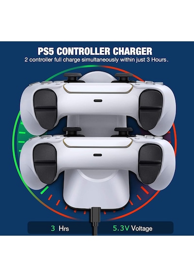 Ps5 Dualsense Şarj Istasyonu Dock Göstergeli