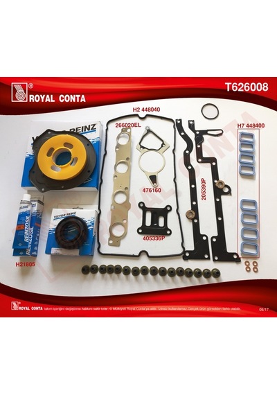 Royal T626008 Motor Takım Conta Reınz Keçe Subap Las Kapak Contasız Boxer-jumper 2.2 Hdi 100/120 P22dte Euro4 0249.e9-0349.l5-0514.c6-0348.t1 1 Takım Royal T626008 Motor Takım Conta Reınz Keçe Subap Las Kapak Contasız Boxer-jumper 2.2 Hdi 100/120 P22dte Euro4 0249.e9-0349.l5-0514.c6-0348.t1 1 Takım