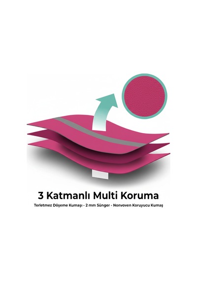Pembe Yumuşak Emniyet Kemer Kılıfı Çift Takım