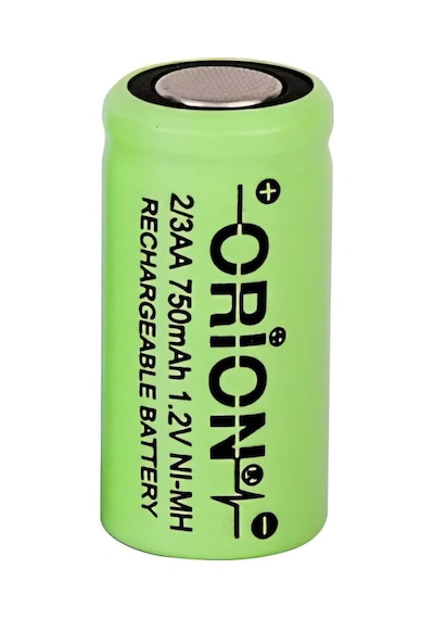 Orion 750 mAh 1.2 V 2/3AA Ni-MH Şarj Edilebilir Pil