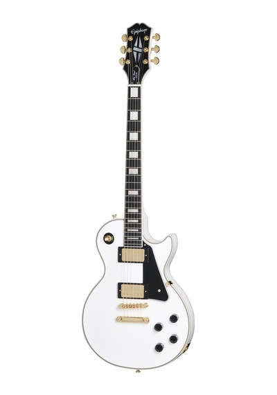 Epiphone Les Paul Custom Elektro Gitar Alpine White 104080440219