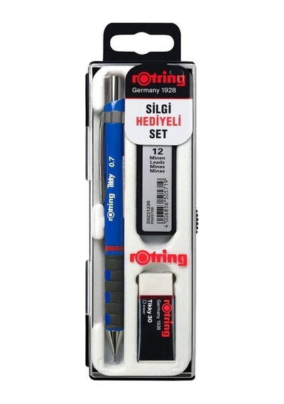 Rotring Tikky Versatil Kalem Seti 0.7 MM Mavi