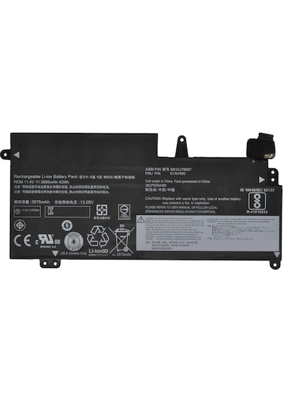 Lenovo İle Uyumlu Thinkpad 13 Gen1, Gen2, S2 Gen2, 13 Chromebook Batarya Pil
