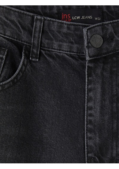 Lcw Jeans Siyah Loose Fit Erkek Jort