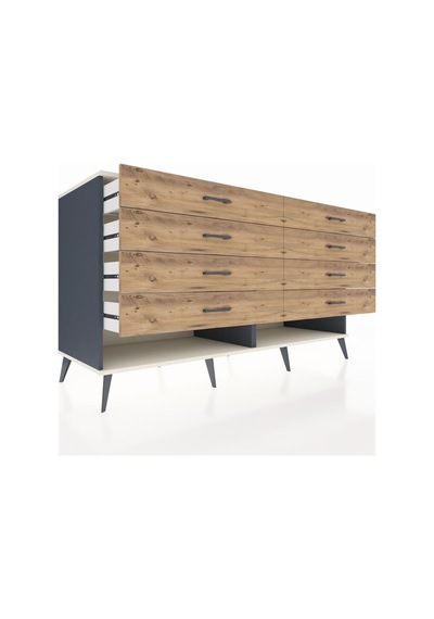 Kronos Konsol 8 Çekmeceli 176x59x99 Antrasit-aytaşı/çam Aytası/atlas Çam - Antrasıt Kronos Konsol 8 Çekmeceli 176x59x99 Antrasit-aytaşı/çam Aytası/atlas Çam - Antrasıt