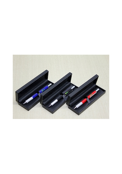 4 Adet Tükenmez Kalem Kutulu Tekli 15,5 Cm Yazı Gereci, Ballpoint Pen, Standart Ofis Ve Okul Kullanımı 1
