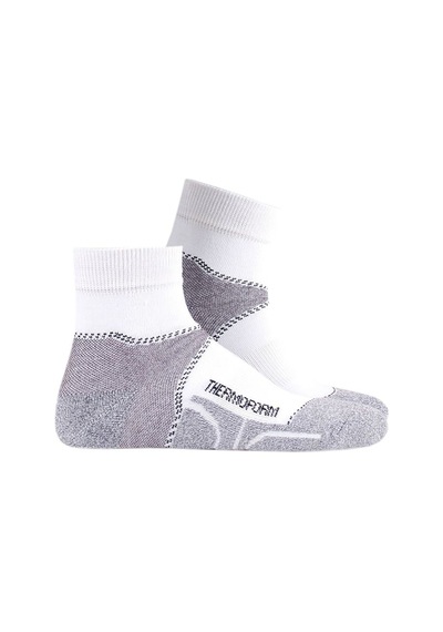 Thermoform Unisex Walking Patik Çorap Beyaz 3'lü Paket