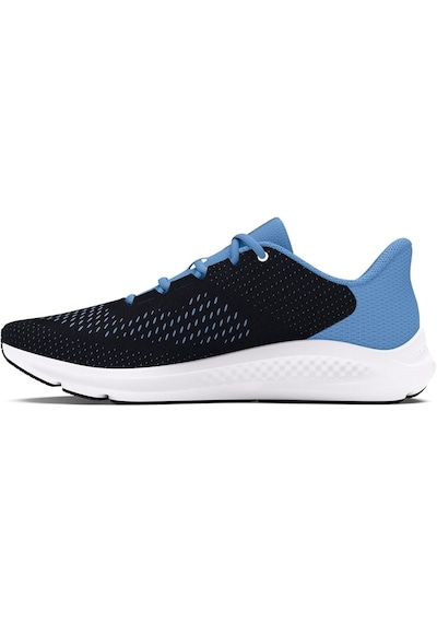 Under Armour Kadın Ua Charged Pursuit 3 Big Logo Koşu Ayakkabısı Mavi Siyah 3026523-004 Mavi