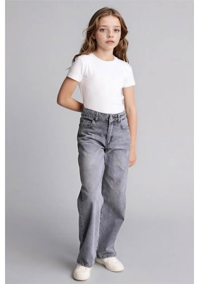 Defacto Straıght Wıde Jean Pantolon Kız Çocuk G9536a826spnm55 Gri-nm55 Defacto Straıght Wıde Jean Pantolon Kız Çocuk G9536a826spnm55 Gri-nm55