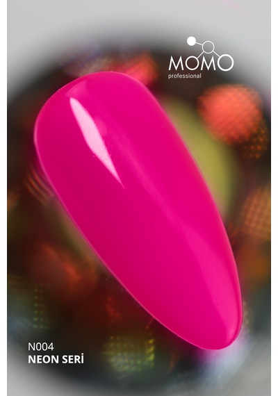 Momo Professional Kalıcı Oje N004 Neon Fuşya Pembe 14 ML