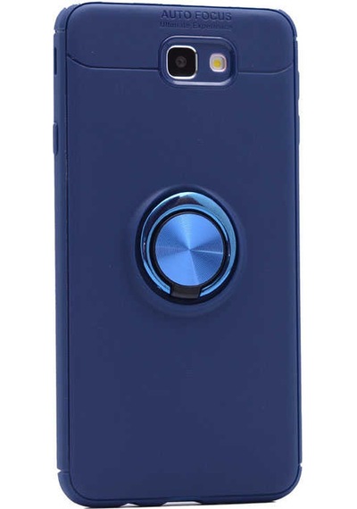 Galaxy J7 Prime Kılıf Zore Ravel Silikon Kapak Kırmızı